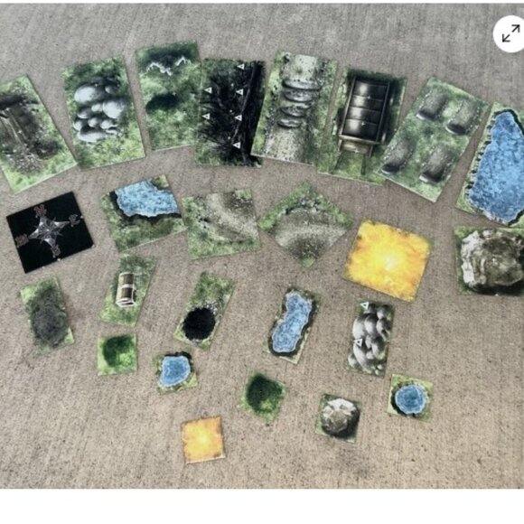 D&D 4e Dungeon Tiles Master Set The Wilderness - Dungeons & Dragons - Picture 8 of 9